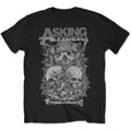 Asking Alexandia Skull Stack Mens T Shirt Black Hoodie, Sweatshirt | CiraTrend.com