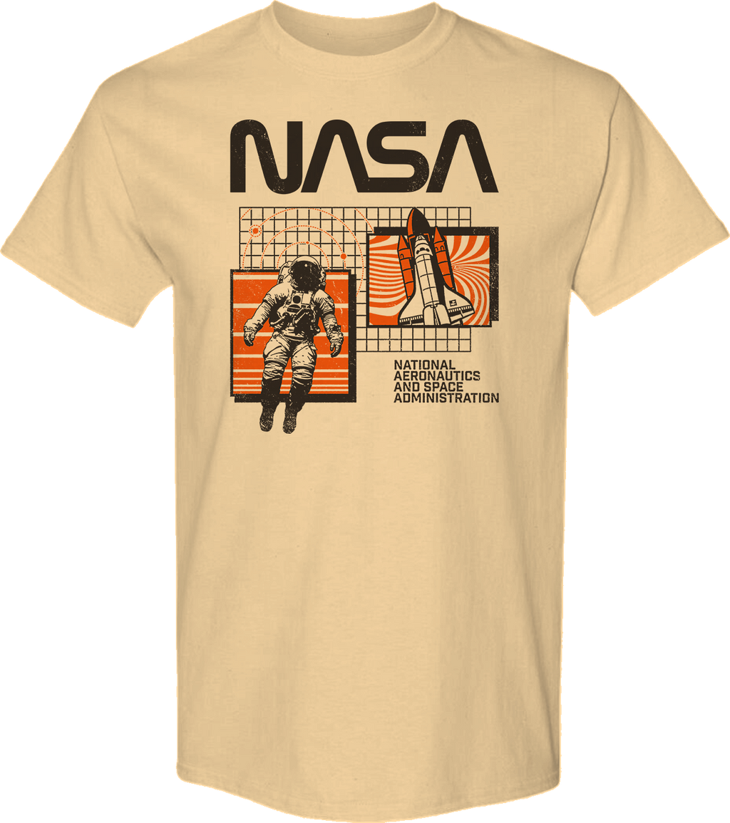 Astronaut & Space Shuttle NASA T-Shirt Hoodie, Sweatshirt | CiraTrend.com (Image 1)