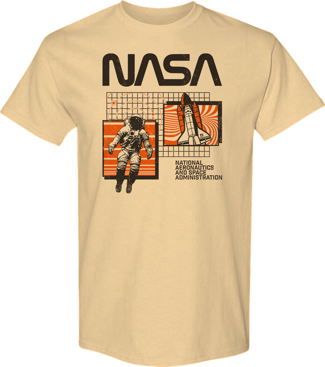 Astronaut & Space Shuttle NASA T-Shirt Hoodie, Sweatshirt | CiraTrend.com (Image 1)
