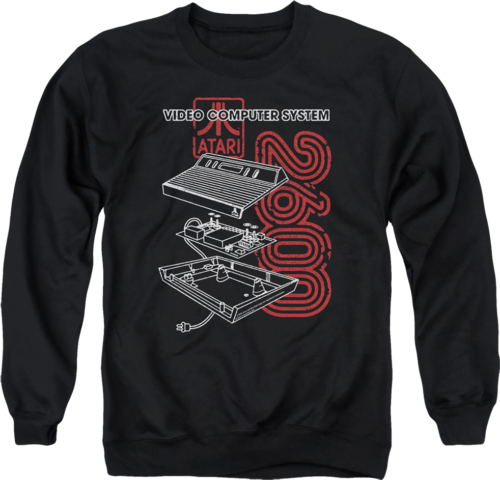 Atari 2600 Video Computer System Sweatshirt T-Shirts, Hoodie | CiraTrend.com (Image 1)