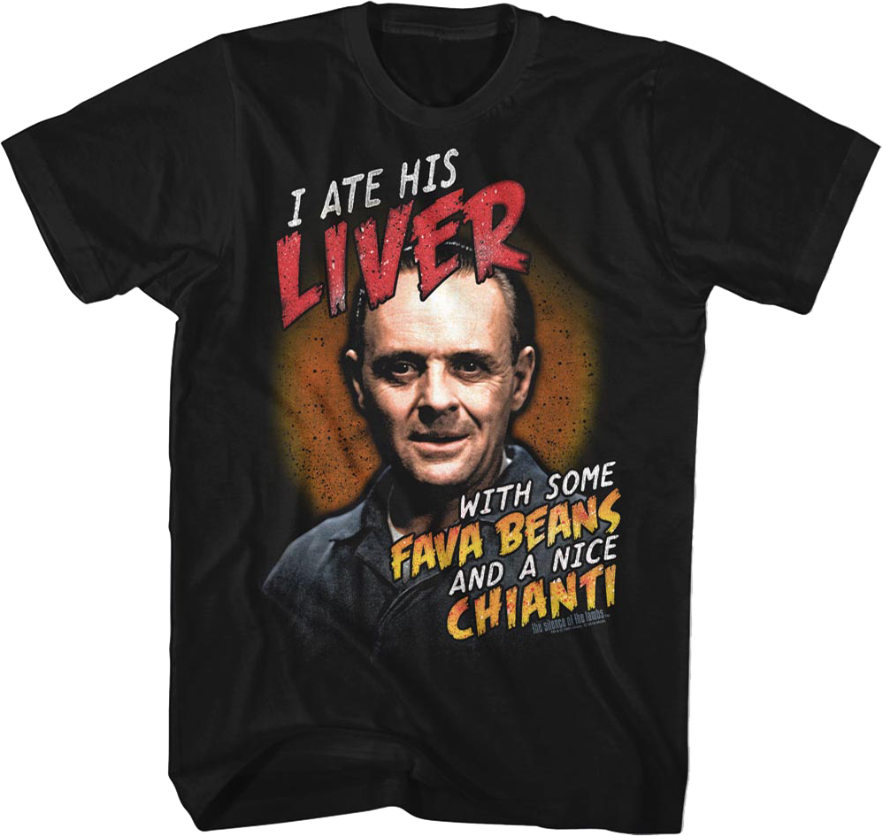 Ate His Liver Silence of the Lambs T-Shirt Hoodie, Sweatshirt | CiraTrend.com (Image 1)