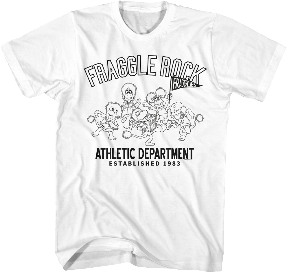 Athletic Department Fraggle Rock T-Shirt Hoodie, Sweatshirt | CiraTrend.com (Image 1)