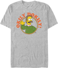 Athletic Heather Ned Flanders Okily Dokily Simpsons T-Shirt Hoodie, Sweatshirt | CiraTrend.com (Image 1)