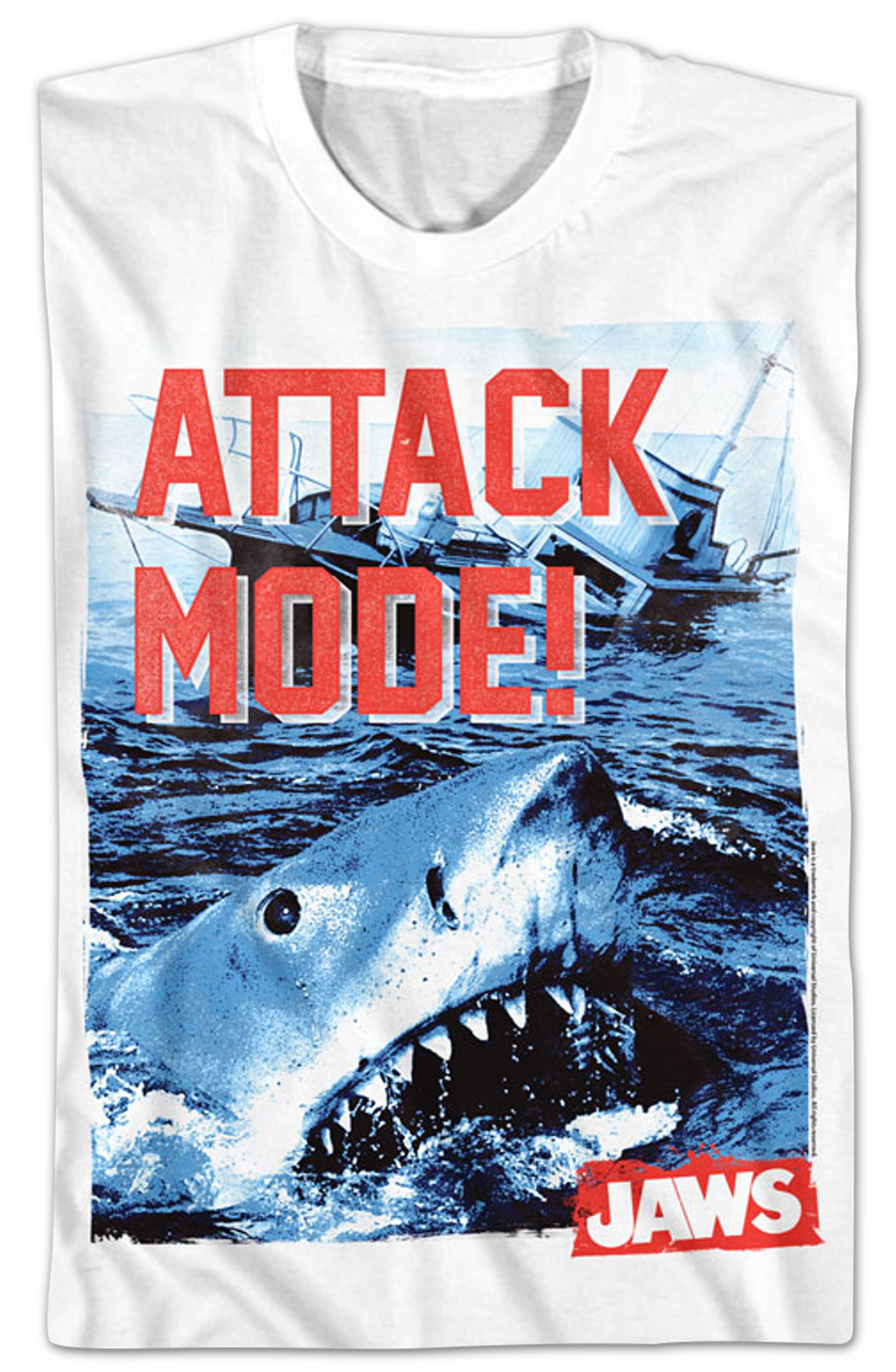 Attack Mode Jaws T-Shirt Hoodie, Sweatshirt | CiraTrend.com (Image 2)