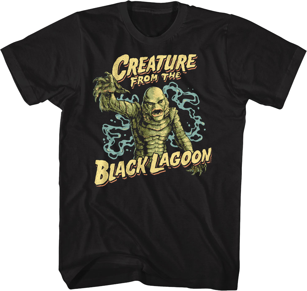Attack Pose Creature From The Black Lagoon T-Shirt Hoodie, Sweatshirt | CiraTrend.com (Image 1)