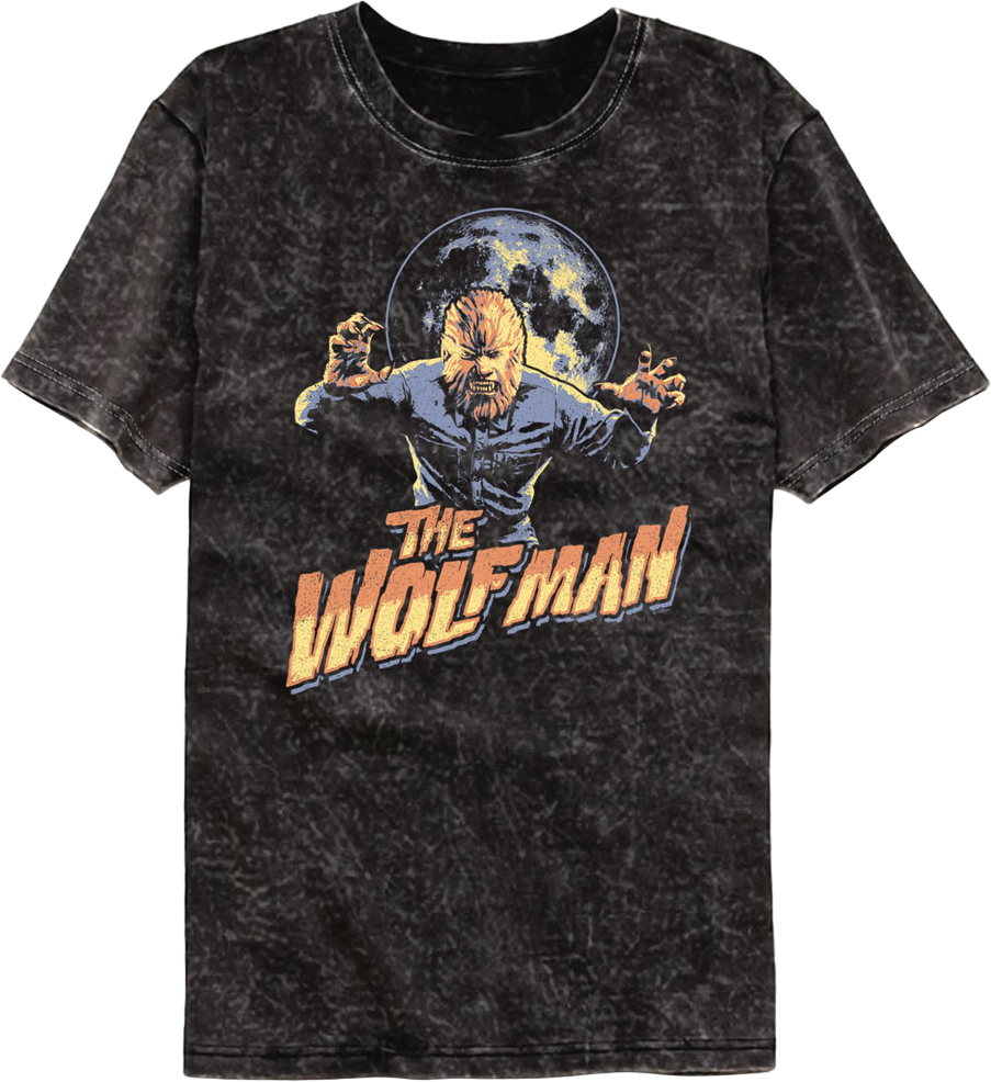 Attack Pose Wolf Man Mineral Wash T-Shirt Hoodie, Sweatshirt | CiraTrend.com (Image 1)