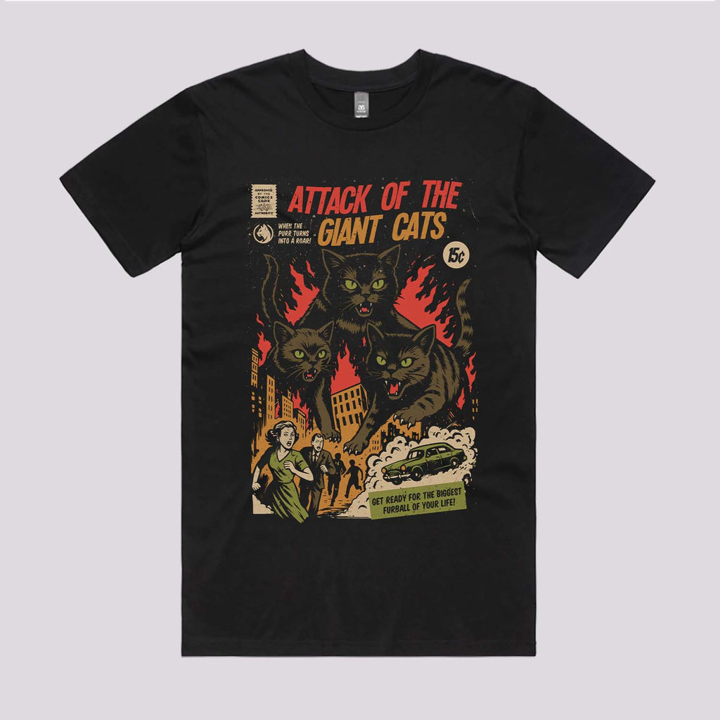 Attack of The Giant Cats T-Shirt Hoodie, Sweatshirt | CiraTrend.com (Image 2)