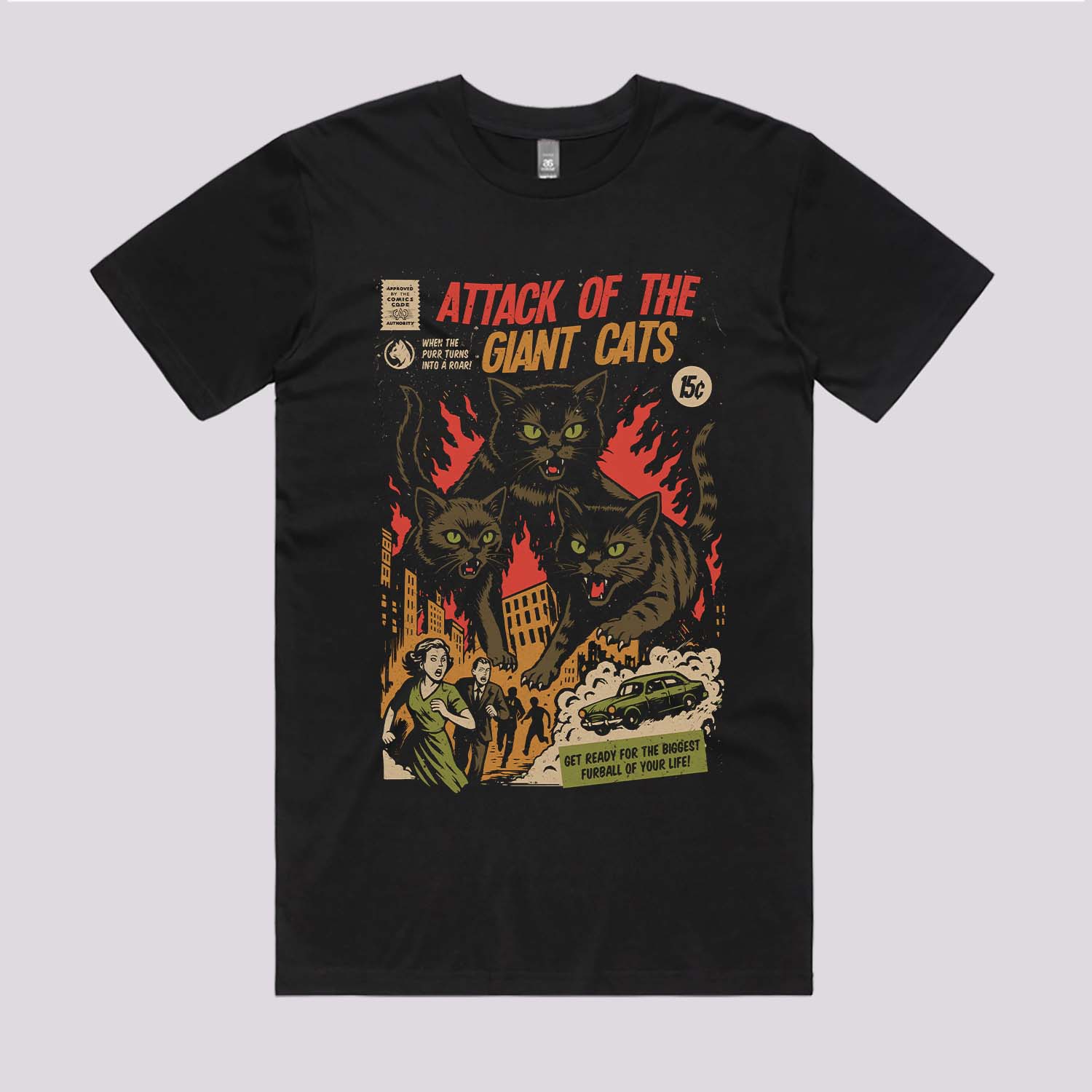 Attack of The Giant Cats T-Shirt Hoodie, Sweatshirt | CiraTrend.com (Image 2)