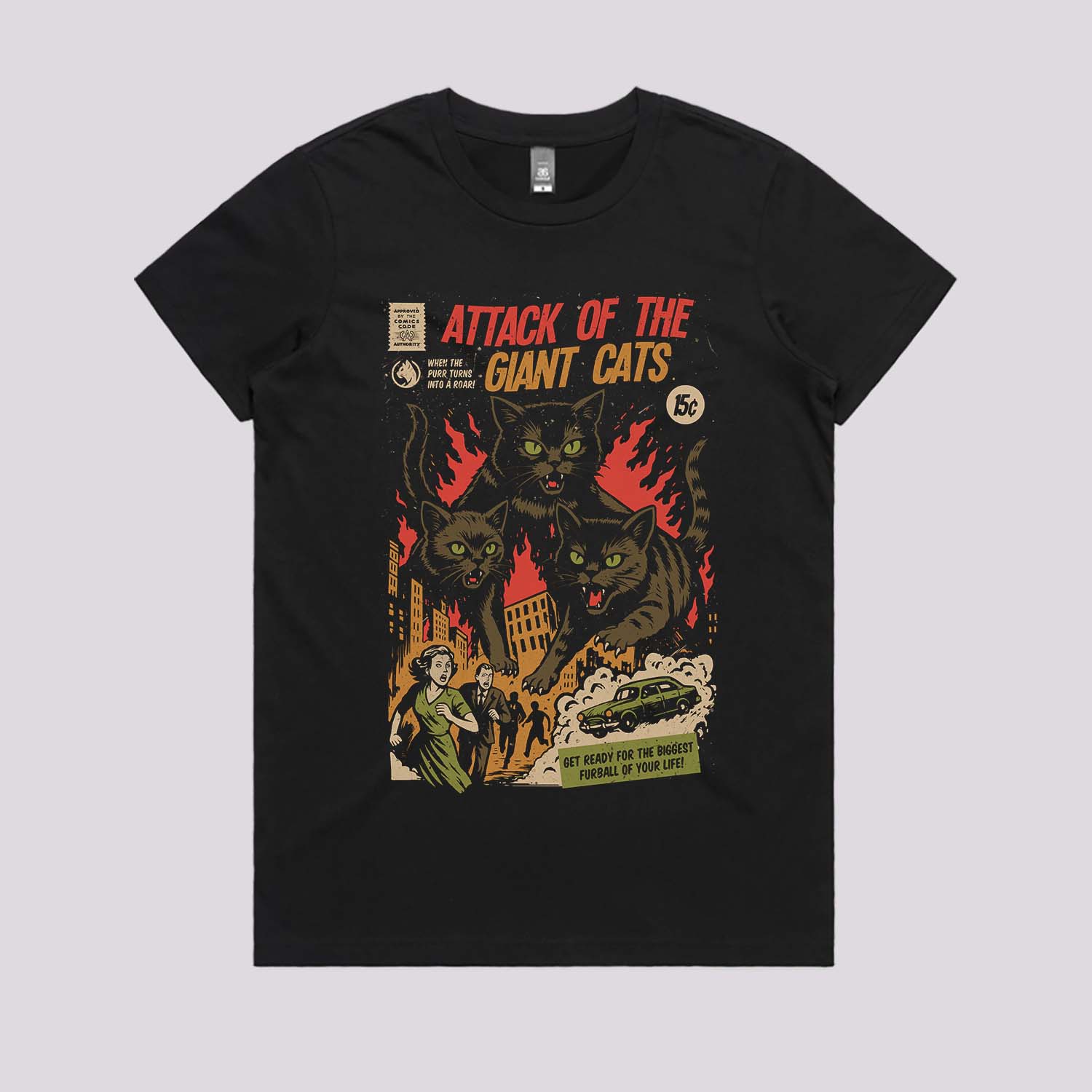Attack of The Giant Cats T-Shirt Hoodie, Sweatshirt | CiraTrend.com (Image 3)