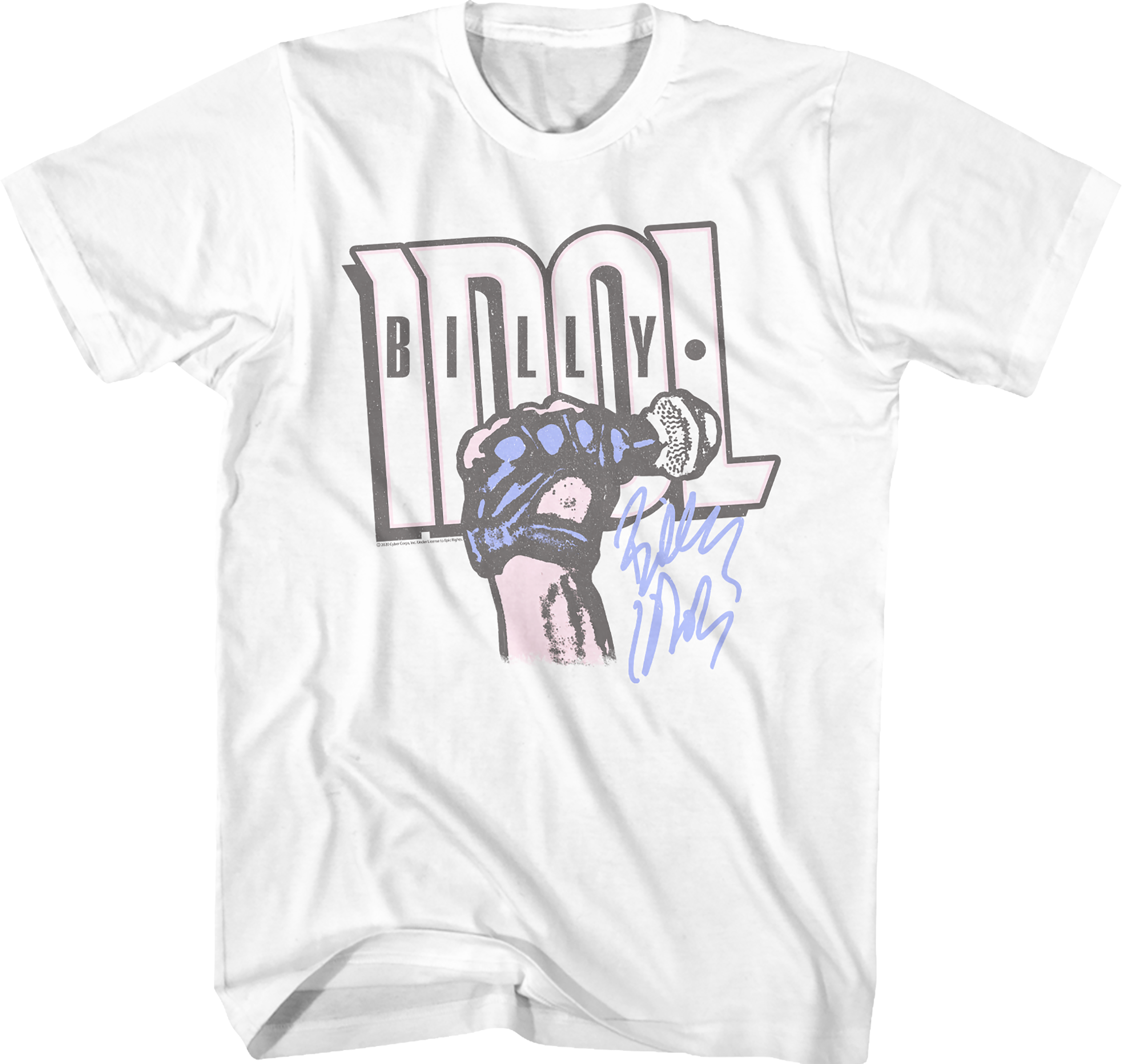 Logo And Autograph Billy Idol T-Shirt Hoodie, Sweatshirt | CiraTrend.com (Image 1)