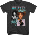 Autograph Collage Whitney Houston T-Shirt Hoodie, Sweatshirt | CiraTrend.com (Image 1)