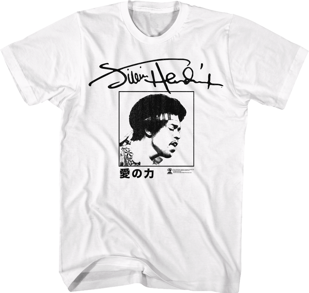 Autograph Jimi Hendrix T-Shirt Hoodie, Sweatshirt | CiraTrend.com (Image 1)