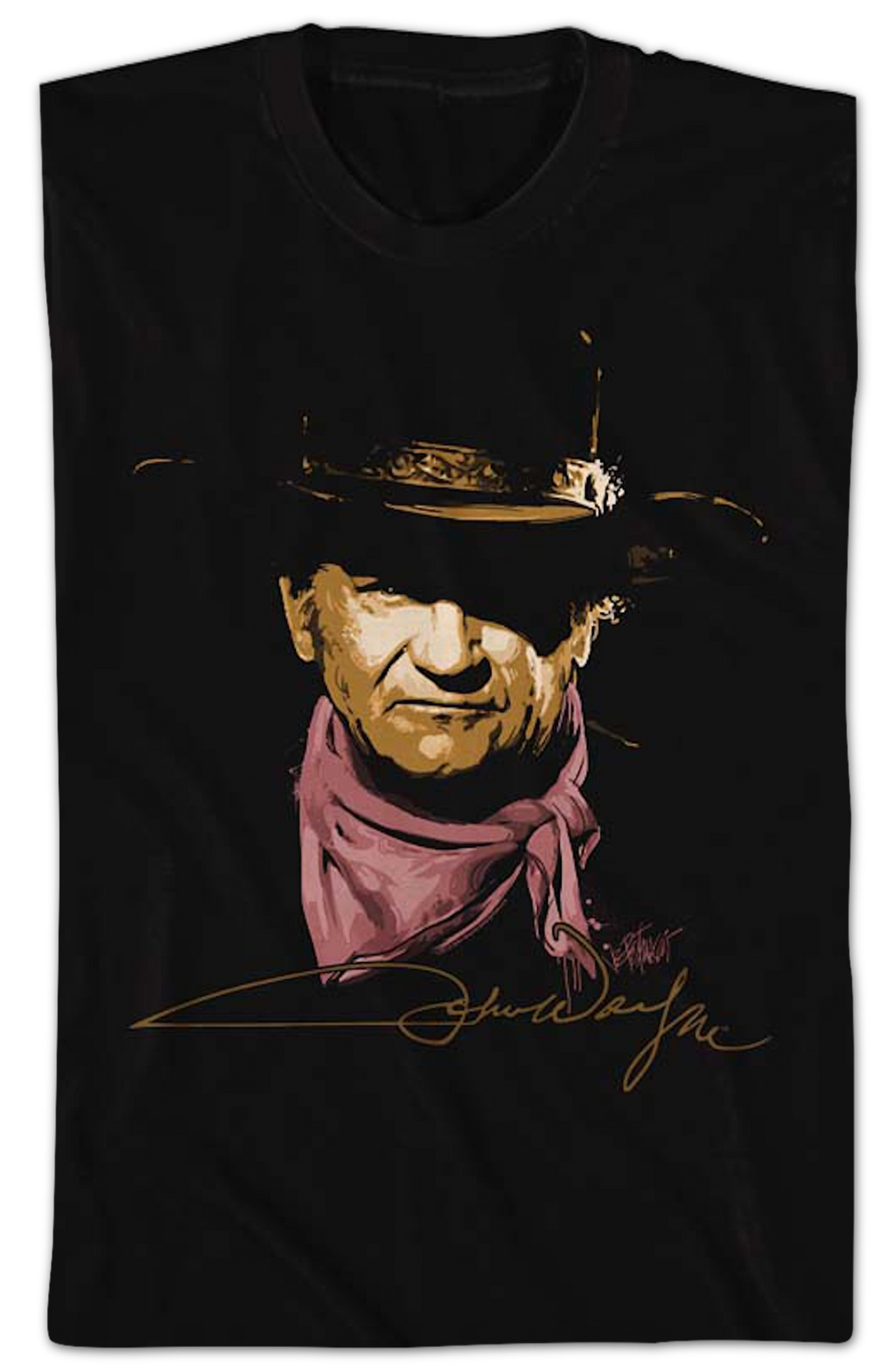 Autograph John Wayne T-Shirt Hoodie, Sweatshirt | CiraTrend.com (Image 2)