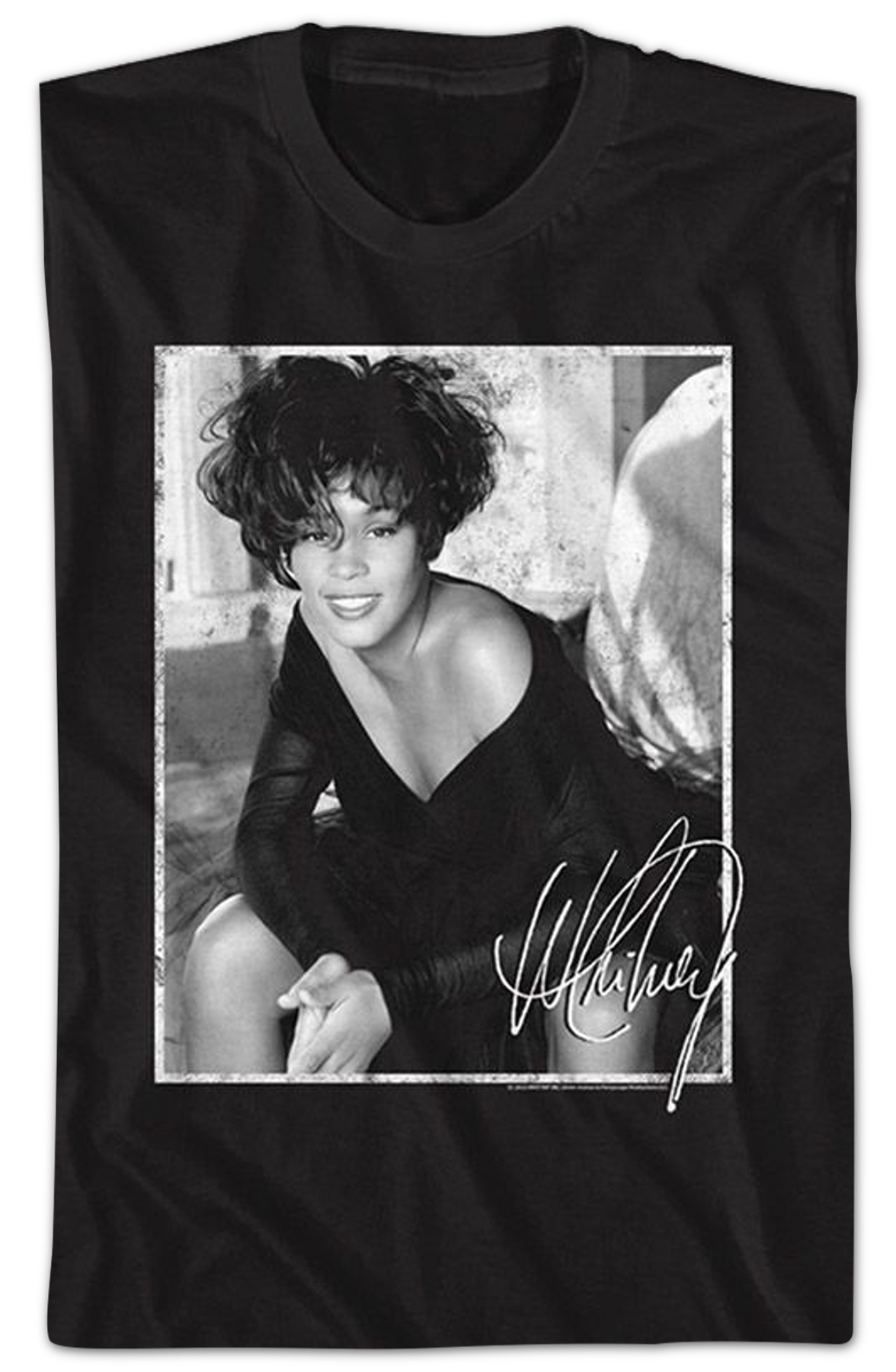 Autograph Whitney Houston T-Shirt Hoodie, Sweatshirt | CiraTrend.com (Image 2)