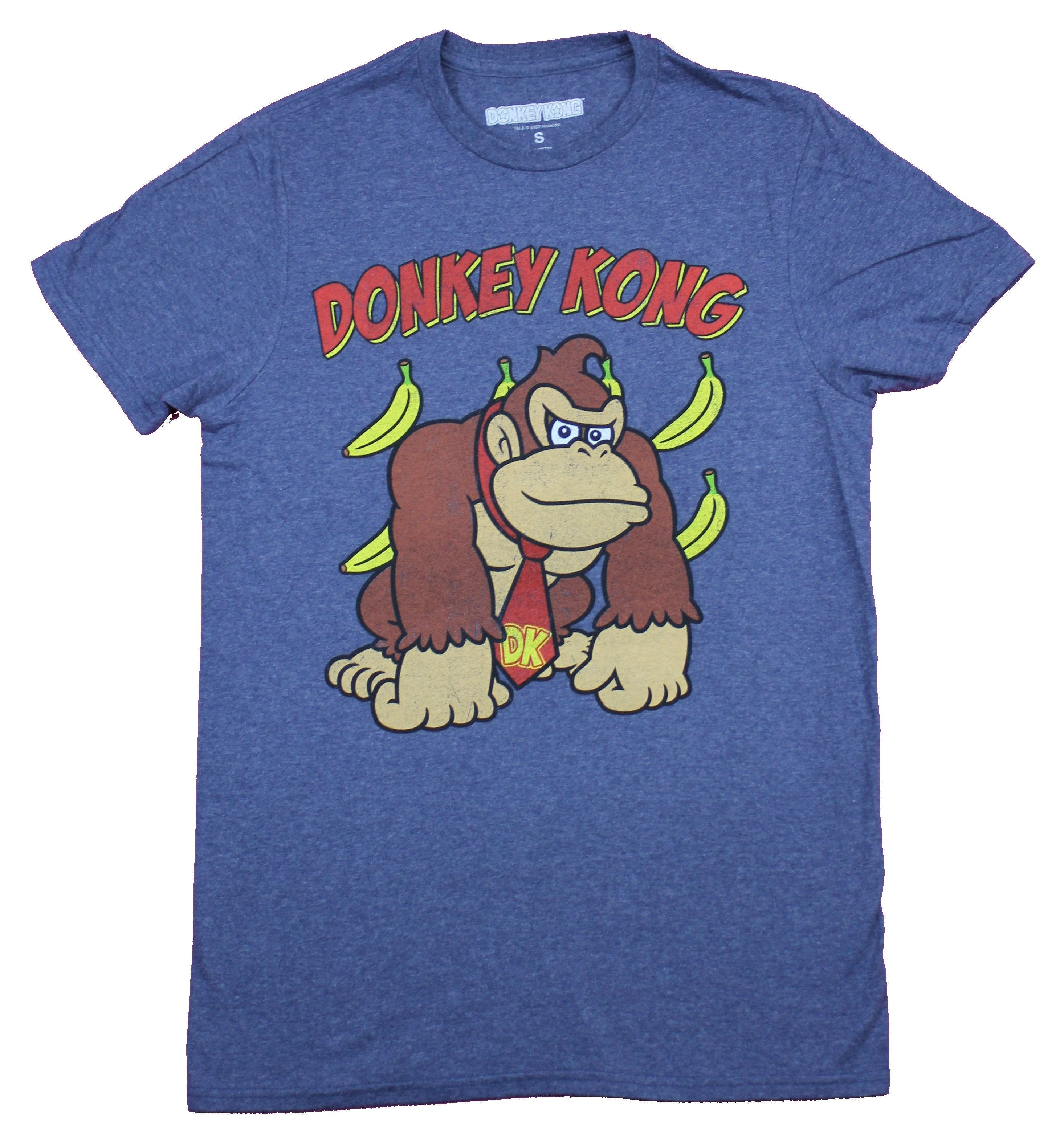 Donkey Kong Mens T-Shirt  - Donkey Kong Country Style Kong & Bananas Hoodie, Sweatshirt | CiraTrend.com
