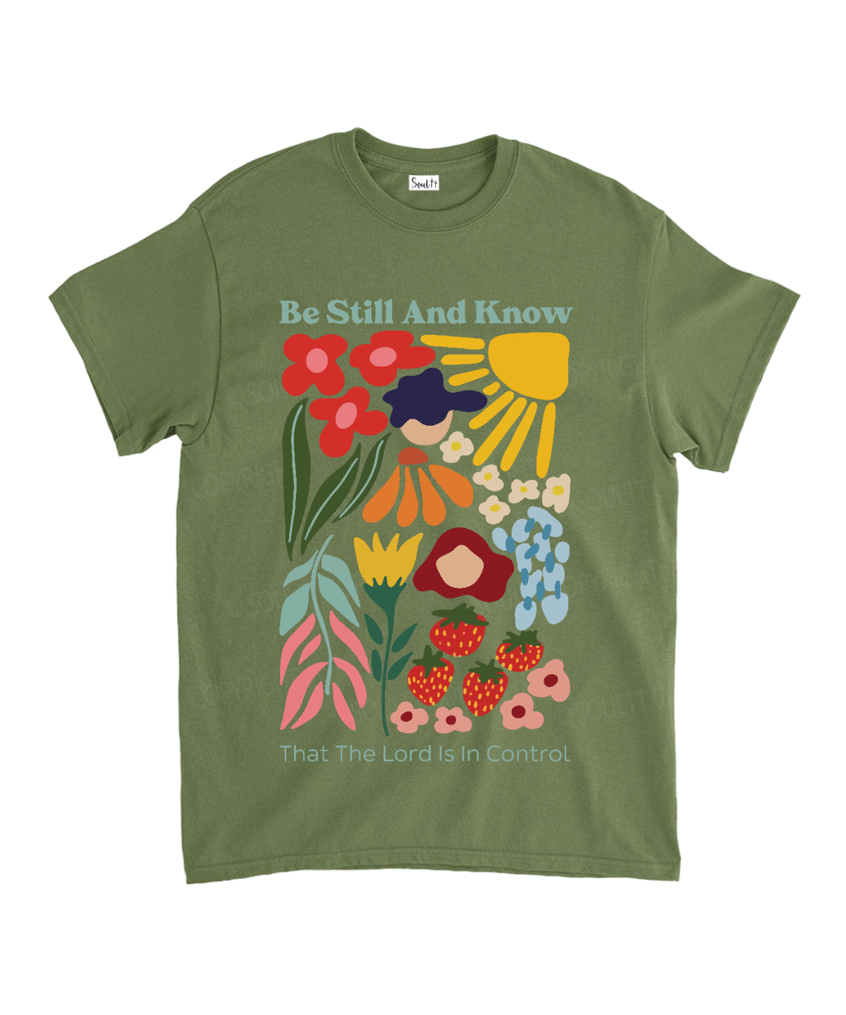 Be Still and Know That the Lord is in Control Unisex Cotton Christian T-Shirt Hoodie, Sweatshirt | CiraTrend.com (Image 5)