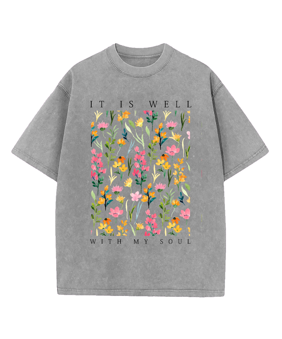 It Is Well With My Soul Washed Christian T-shirt Style012 Hoodie, Sweatshirt | CiraTrend.com (Image 4)