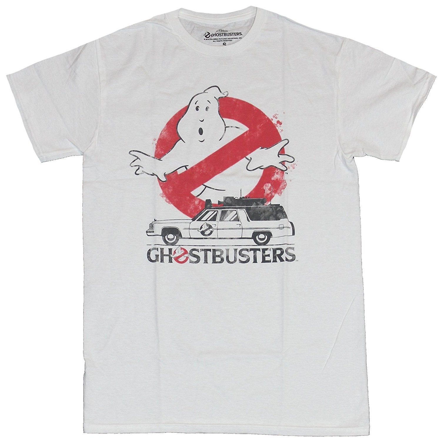 Ghostbusters Mens T-Shirt - Ectomobile Under Classc No Ghost Logo Hoodie, Sweatshirt | CiraTrend.com