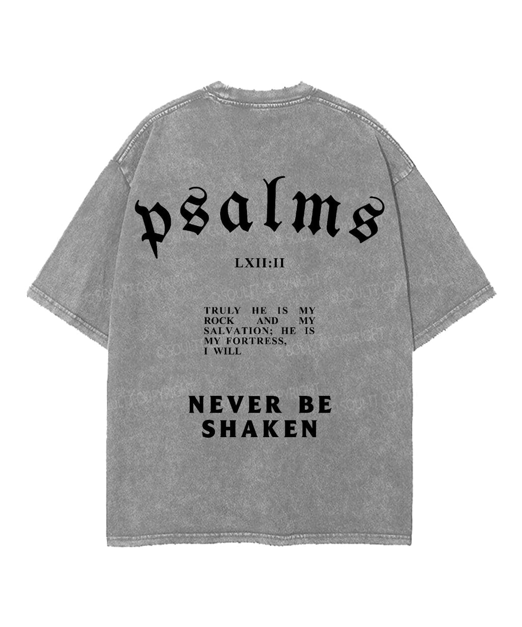 Never Be Shaken Double Sided Unisex Washed Christian T-shirt Hoodie, Sweatshirt | CiraTrend.com (Image 5)