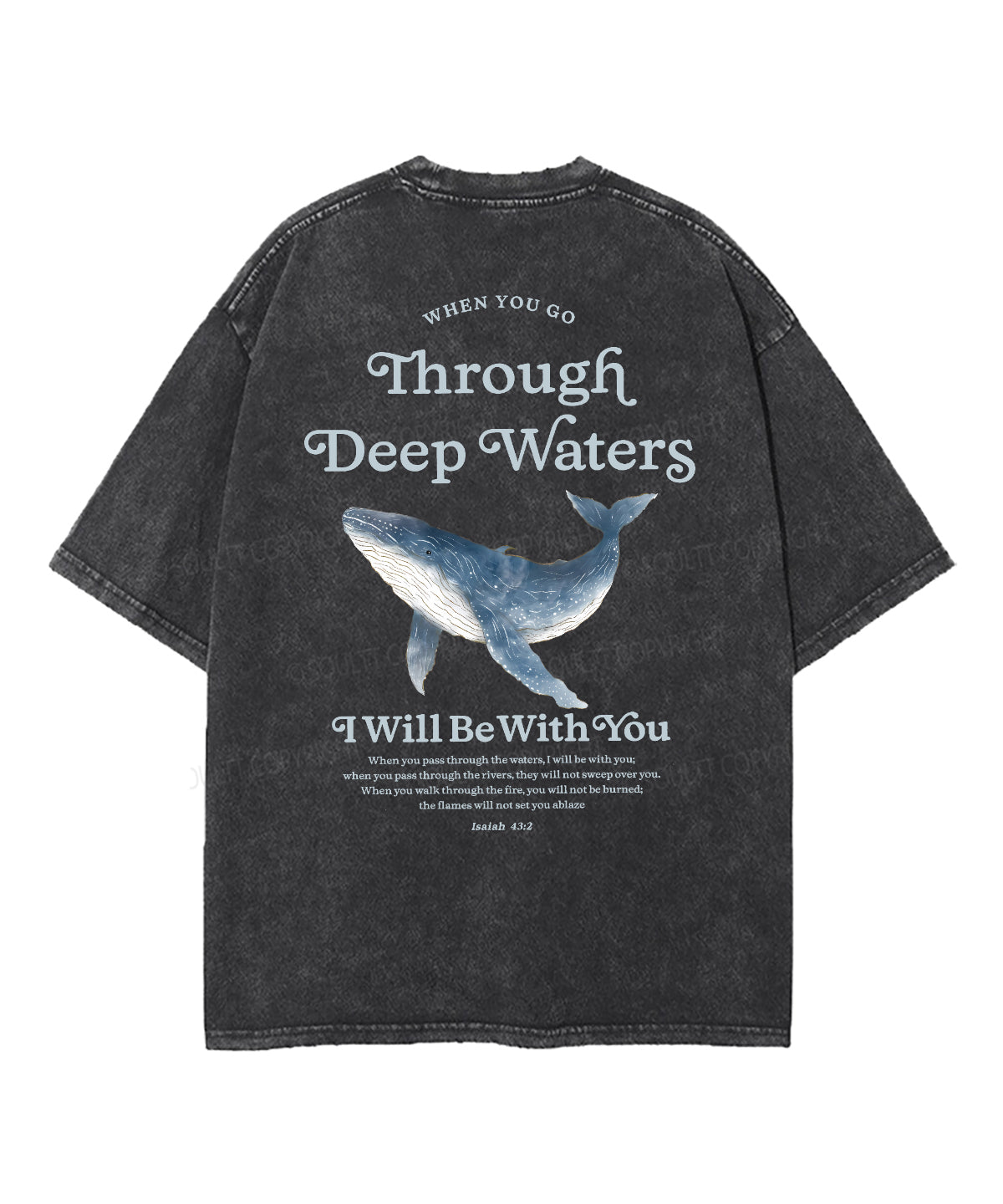 I Will Be With You Double Sided Unisex Washed Christian T-shirt Style038 Hoodie, Sweatshirt | CiraTrend.com (Image 5)