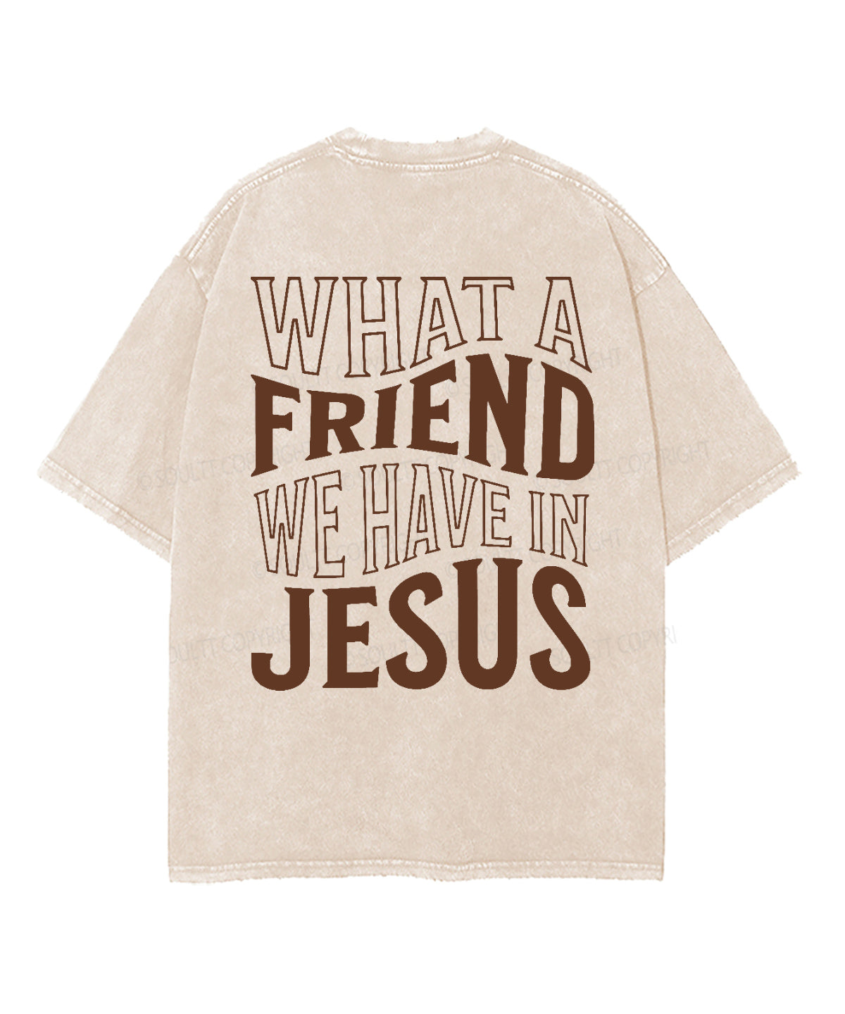 What A Friend We Have In Jesus Double Sided Washed Christian T-shirt Hoodie, Sweatshirt | CiraTrend.com (Image 3)