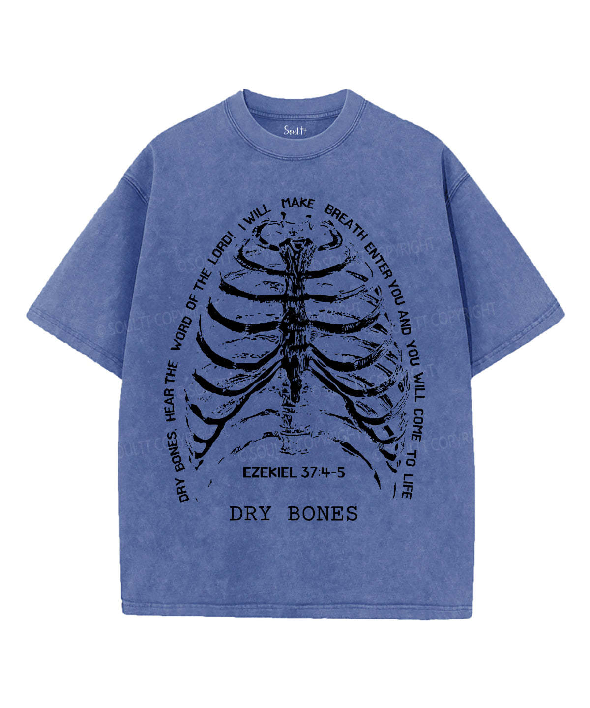 Dry Bones Unisex Washed Christian T-shirt Style001 Hoodie, Sweatshirt | CiraTrend.com (Image 3)