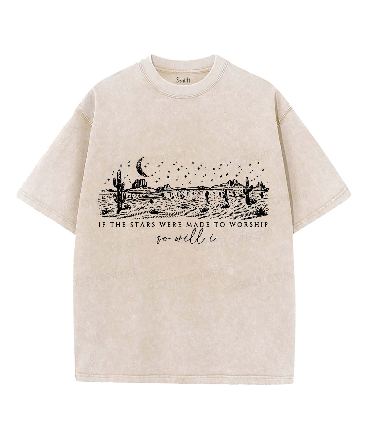 So Will I Unisex Washed Christian T-shirt Hoodie, Sweatshirt | CiraTrend.com (Image 4)