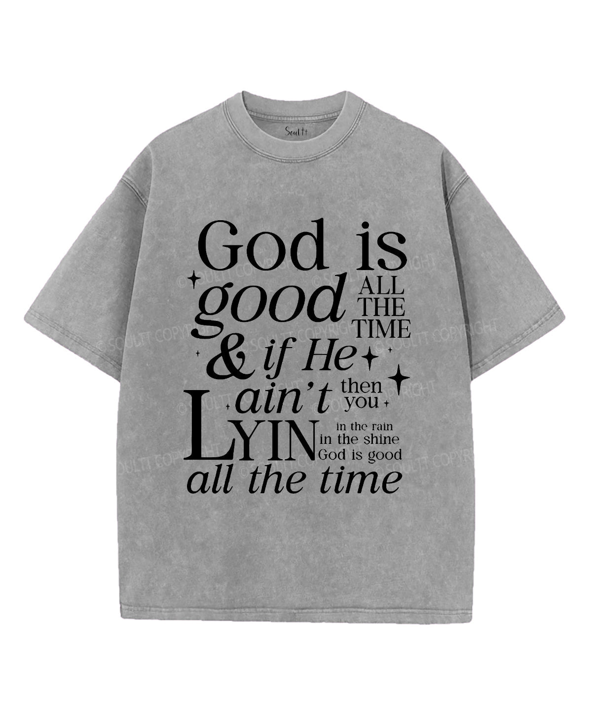 God Is Good Unisex Washed Christian T-shirt Style006 Hoodie, Sweatshirt | CiraTrend.com (Image 5)