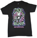 Nightmare Before Christmas Mens T-Shirt - Jack Neon Portrait Hoodie, Sweatshirt | CiraTrend.com
