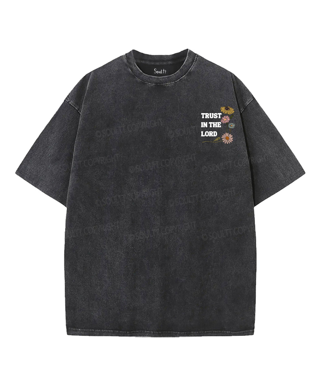 Trust In The Lord Double Sided Washed Christian T-shirt Style003 Hoodie, Sweatshirt | CiraTrend.com (Image 4)