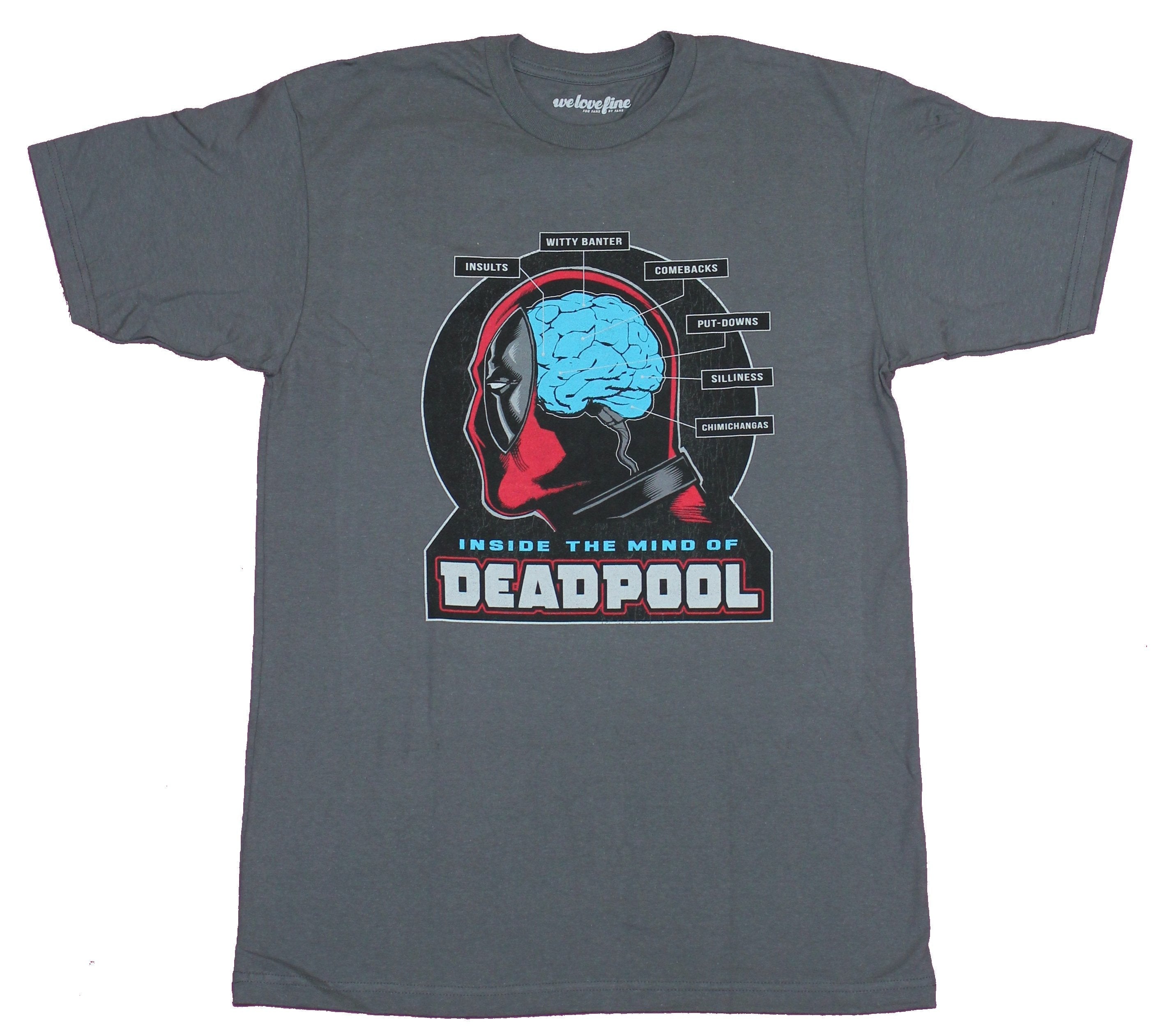 Deadpool Mens T-Shirt- Inside the Mind of Deadpool Hoodie, Sweatshirt | CiraTrend.com