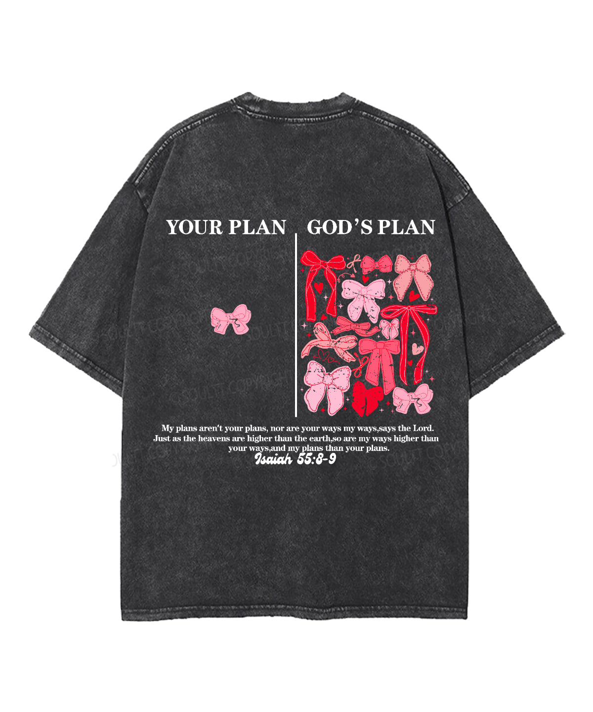 God'S PlanÂ£Â¾My Plan Double Sided Washed Christian T-Shirts, Hoodie, Sweatshirt