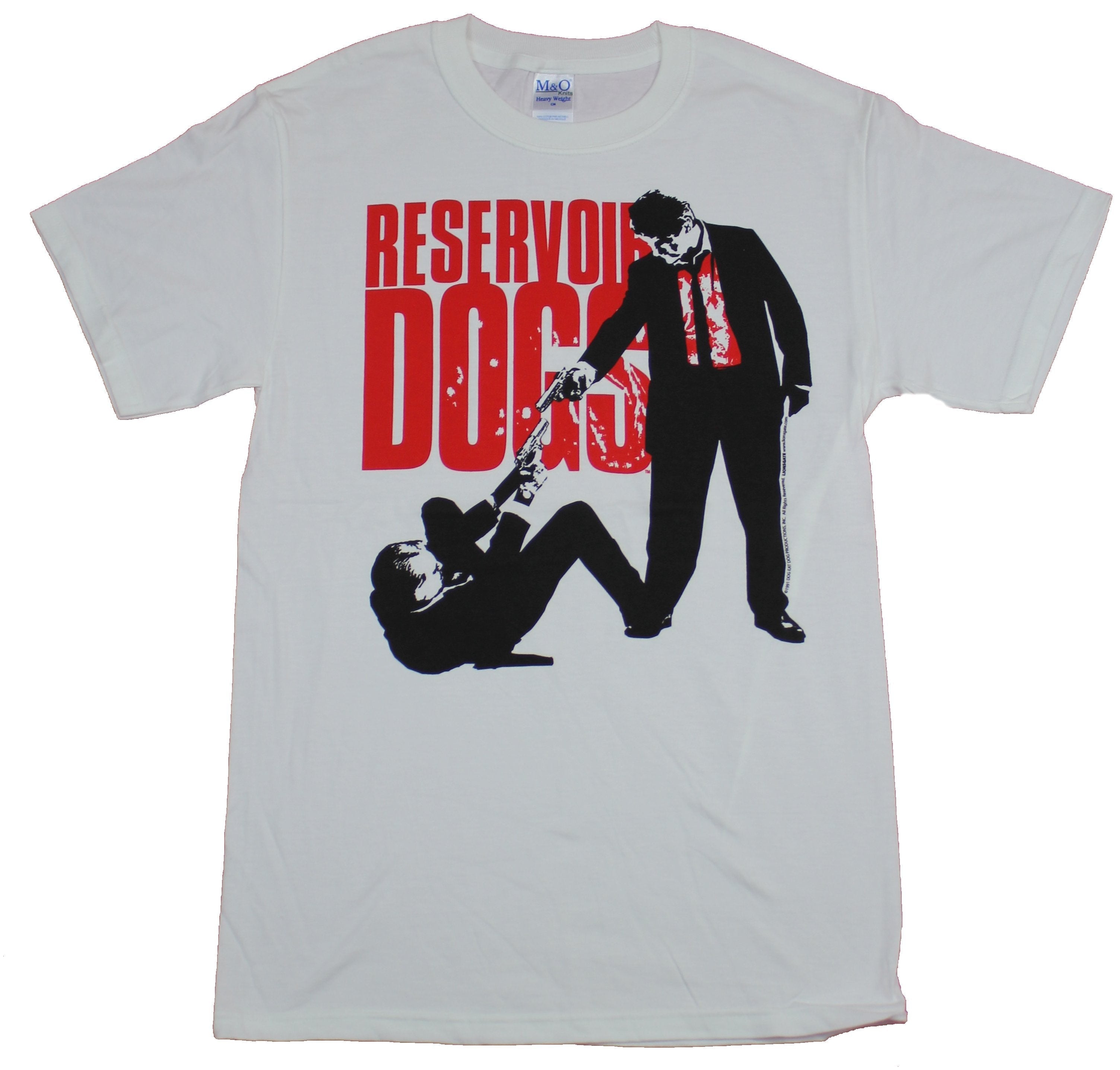 Reservoir Dogs Mens T-Shirt  - Pistol Standoff Over Word Logo Hoodie, Sweatshirt | CiraTrend.com