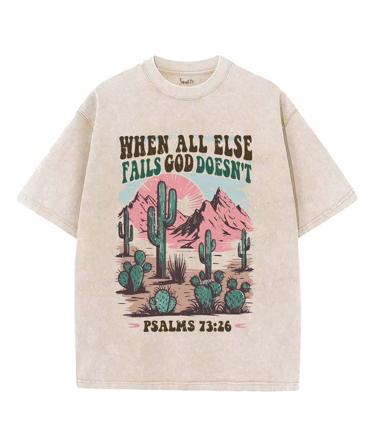When All Else Fails Unisex Washed Christian T-shirt Style002 Hoodie, Sweatshirt | CiraTrend.com (Image 4)