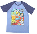 Justice League Mens T-Shirt - Classic Comic Heores Boxed Images Hoodie, Sweatshirt | CiraTrend.com