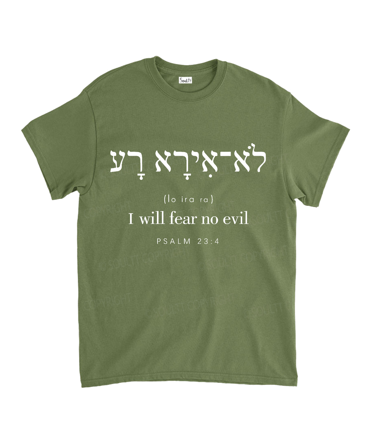 I Will Fear No Evil Cotton Christian T-Shirts, Hoodie, Sweatshirt