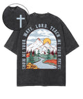 Show Me You Ways Double Sided Unisex Washed Christian T-shirt Hoodie, Sweatshirt | CiraTrend.com (Image 1)