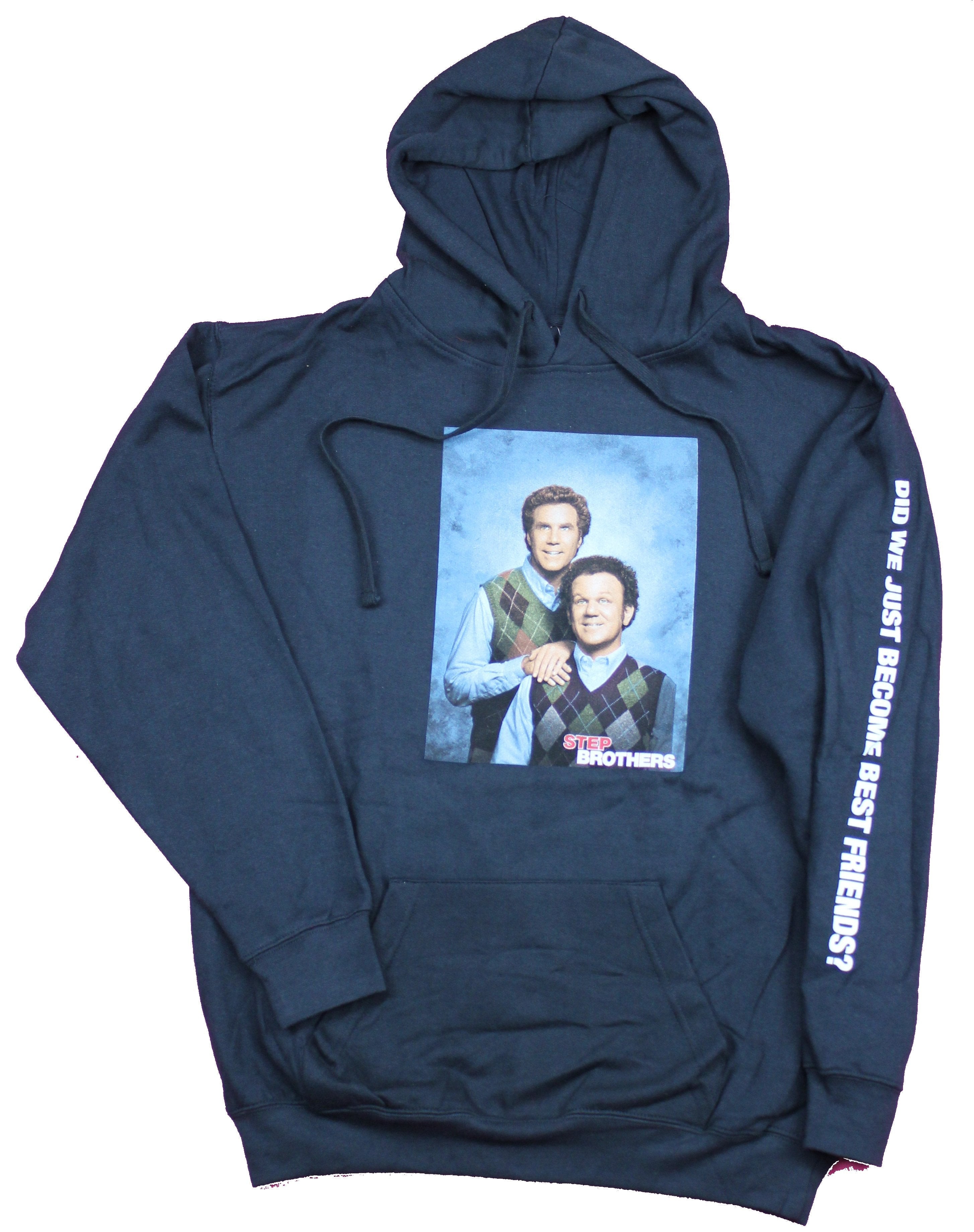 Step Brothers Pullover Hoodie - Photo Pick Did We Just Become Best Friends? T-Shirts, Sweatshirt | CiraTrend.com