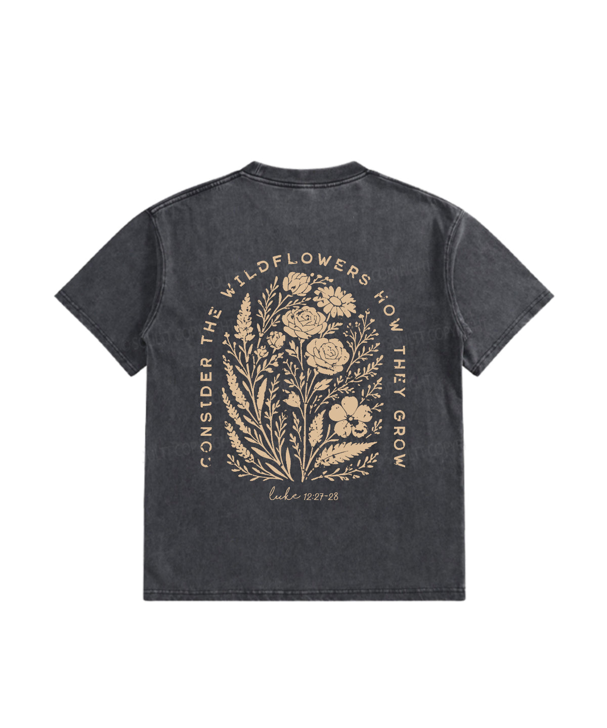 Consider Wildflowers Double Sided Washed Christian T-Shirts, Hoodie, Sweatshirt