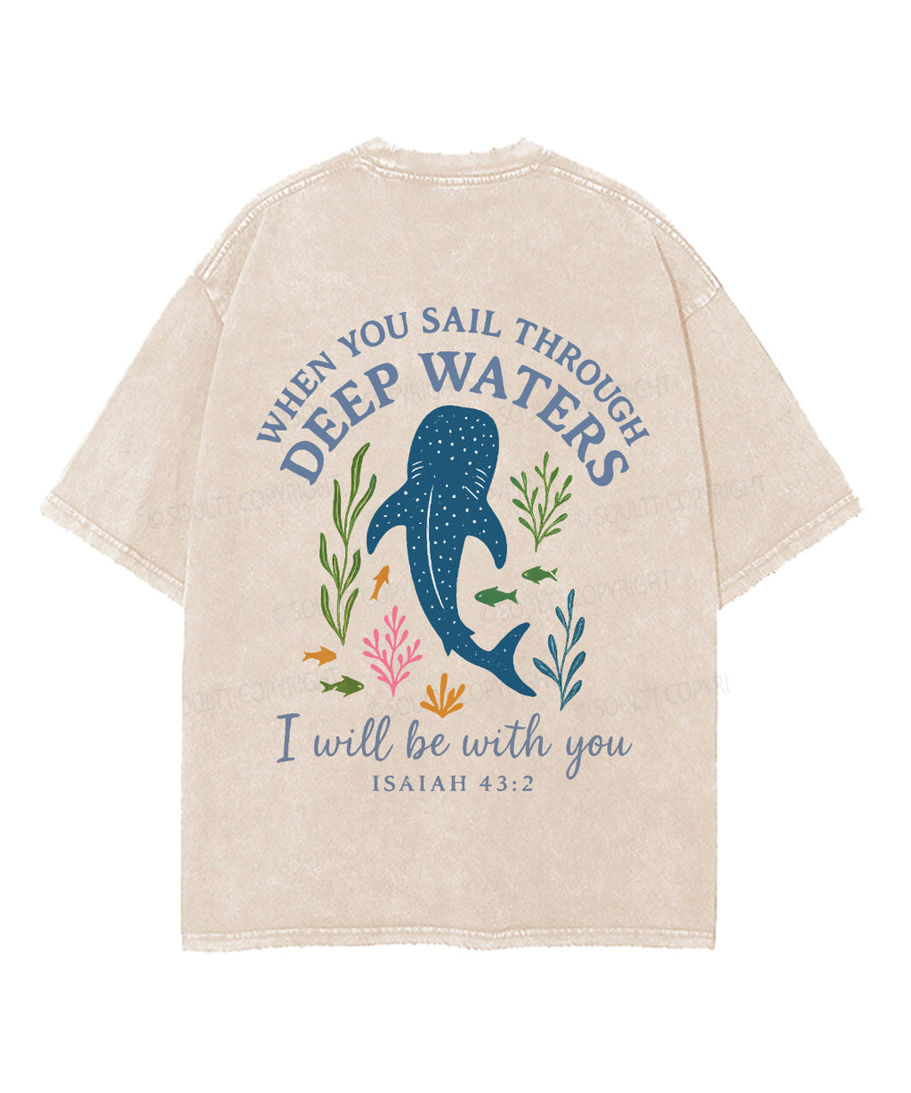 I Will Be With You Double Sided Unisex Washed Christian T-shirt Style025 Hoodie, Sweatshirt | CiraTrend.com (Image 3)