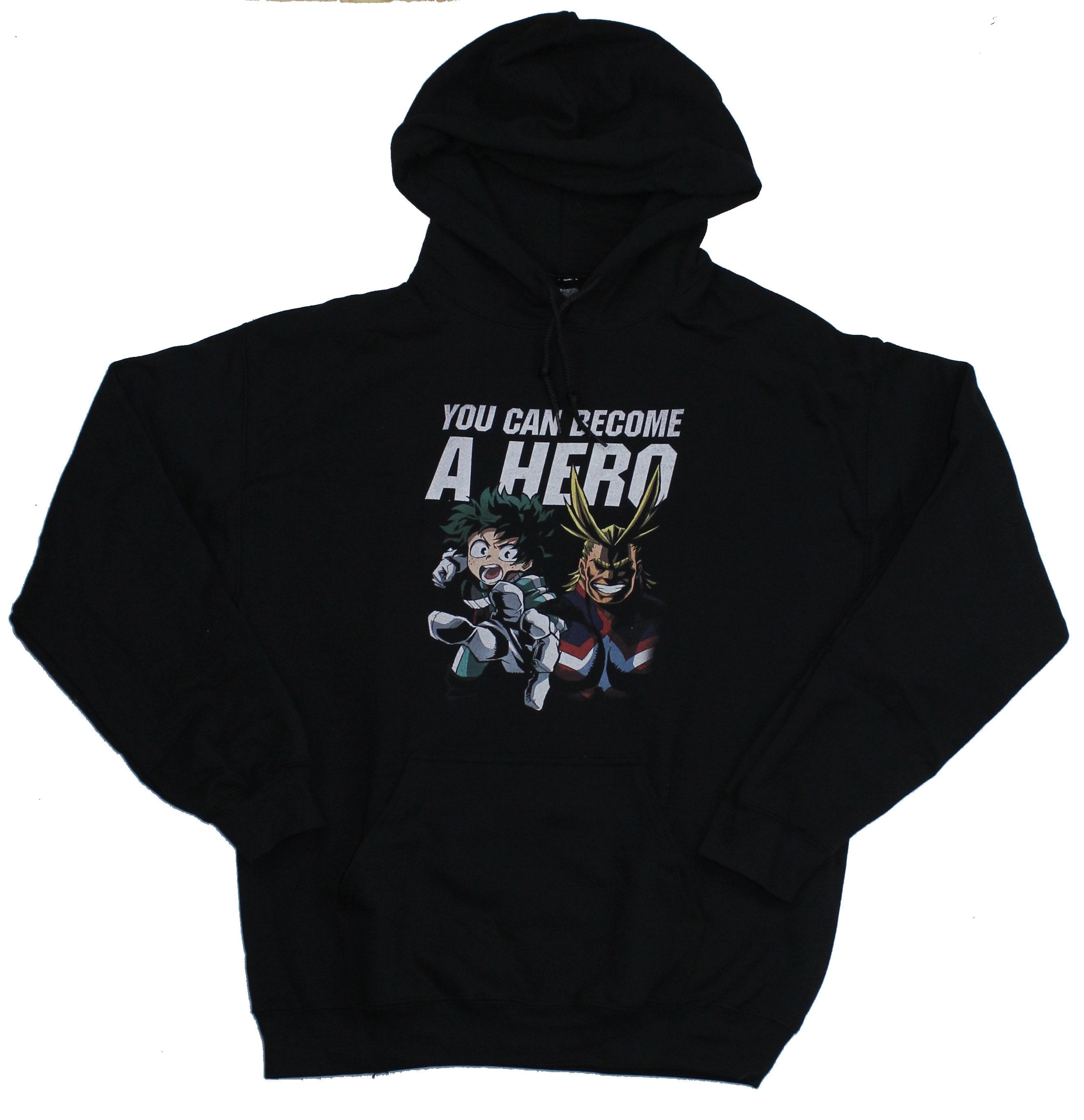My Hero Academia Pullover Hoodie - You Can Become A Hero Deku & All Might T-Shirts, Sweatshirt | CiraTrend.com