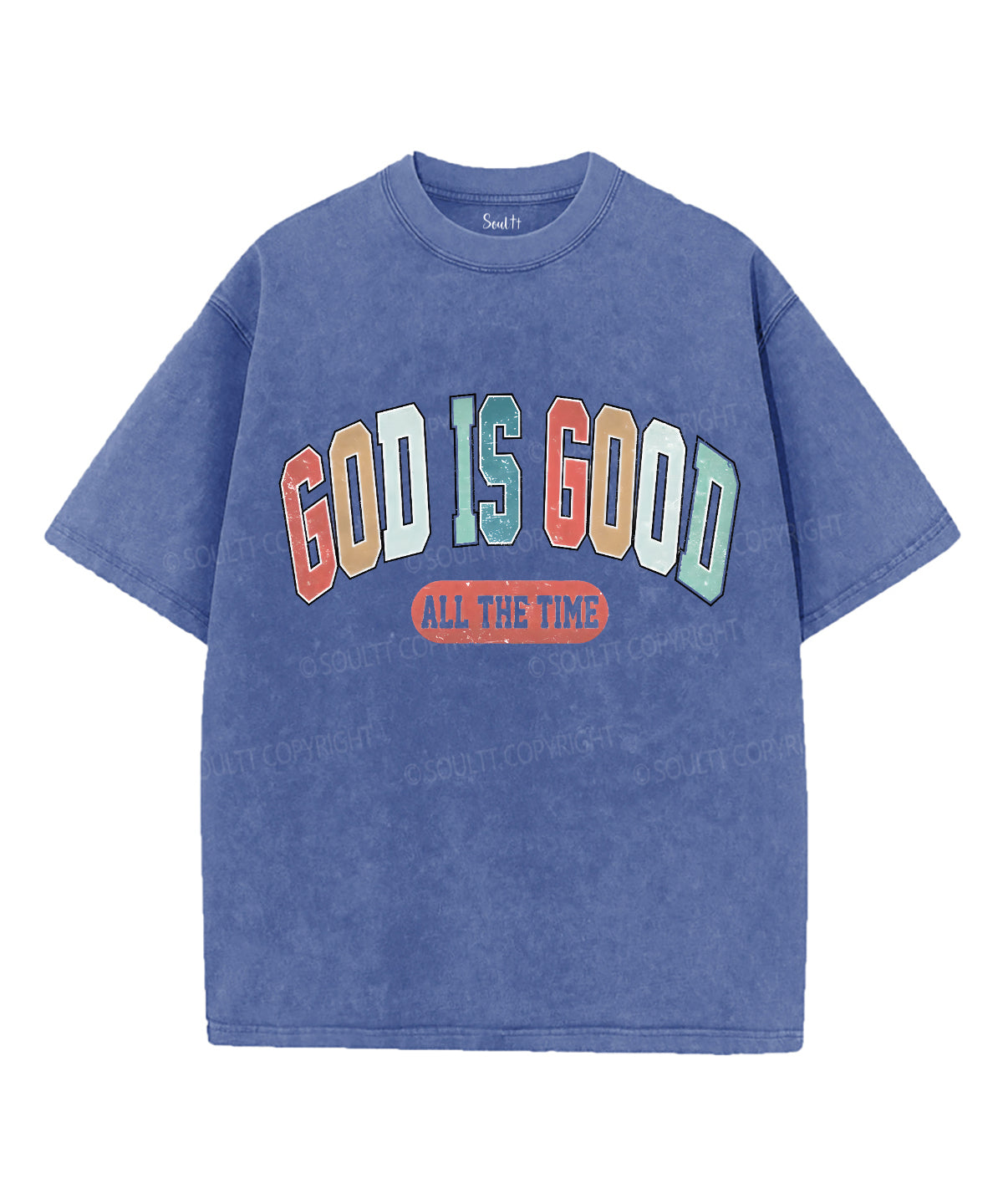 God Is Good Unisex Washed Christian T-shirt Style002 Hoodie, Sweatshirt | CiraTrend.com (Image 3)