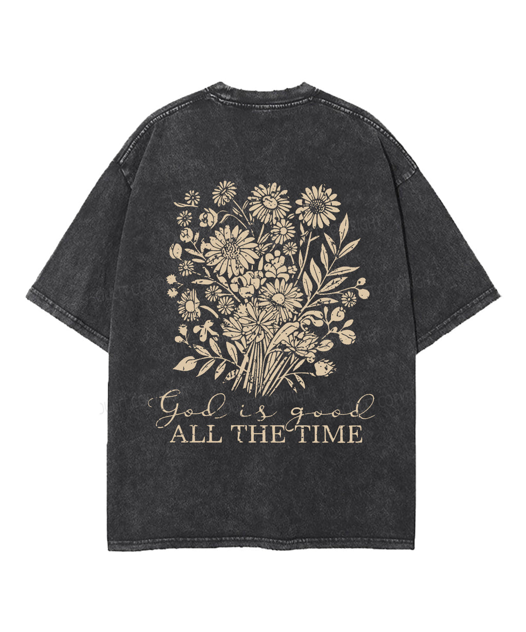 GOD IS GOOD Double Sided Unisex Washed Christian T-shirt Hoodie, Sweatshirt | CiraTrend.com (Image 5)