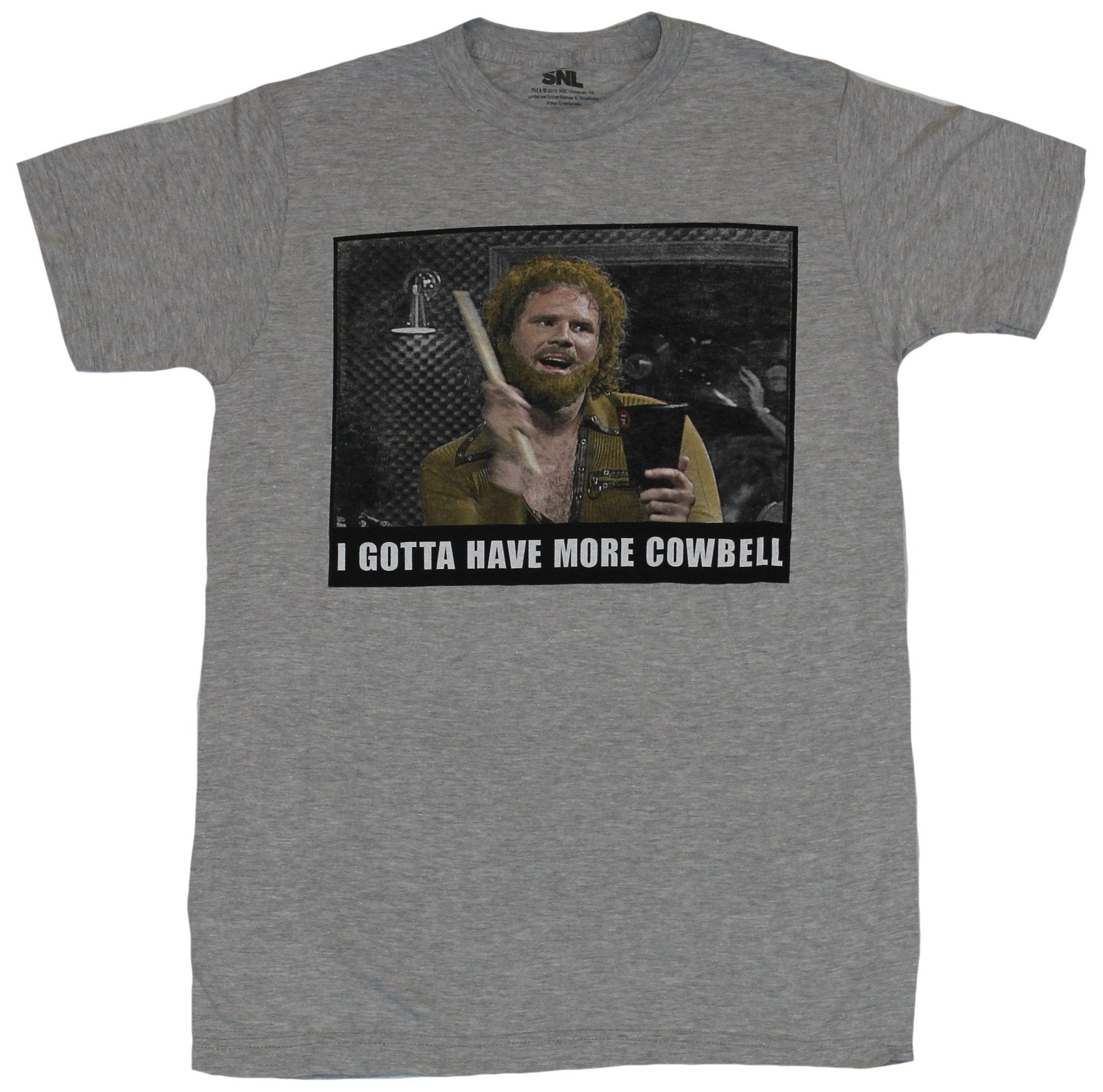 Saturday Night Live Mens T-Shirt -Gotta Have More Cowbell Ferrell Photo Image Hoodie, Sweatshirt | CiraTrend.com