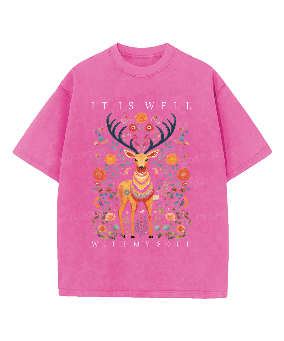 It Is Well With My Soul Washed Christian T-shirt Style020 Hoodie, Sweatshirt | CiraTrend.com (Image 2)