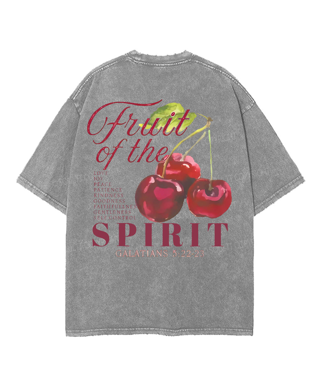 Fruit Spirit Double Sided Washed Christian Style028 T-Shirts, Hoodie, Sweatshirt