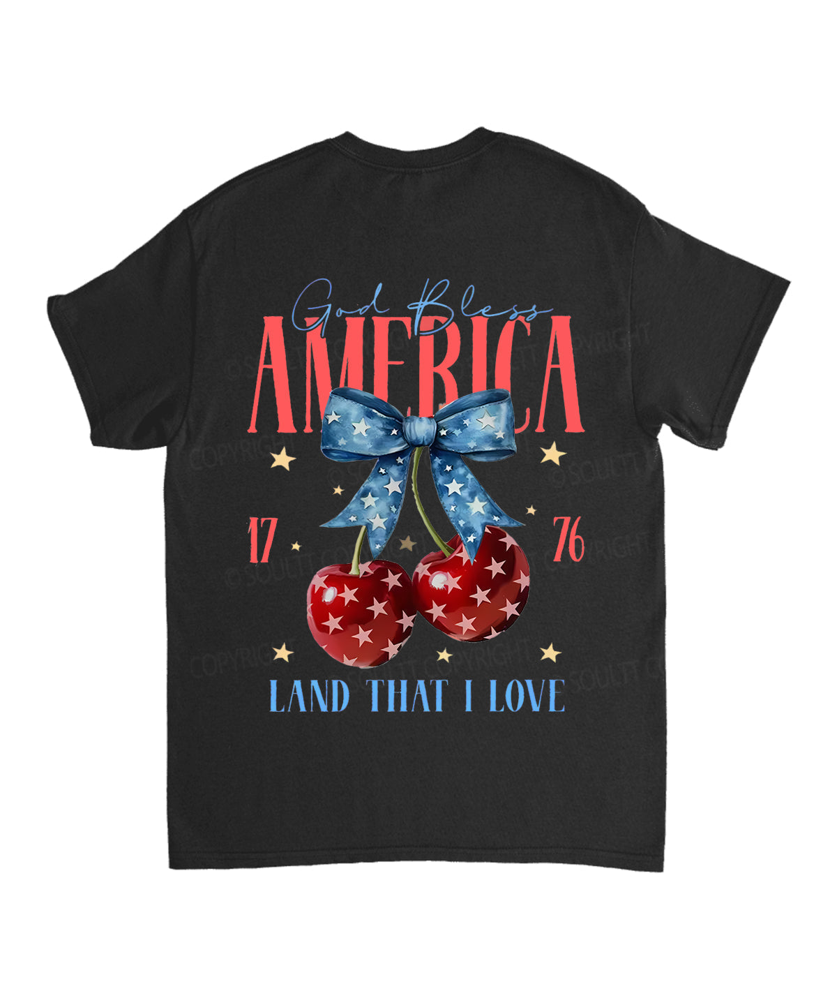 God Bless America Double Sided Cotton Christian T-Shirts, Hoodie, Sweatshirt