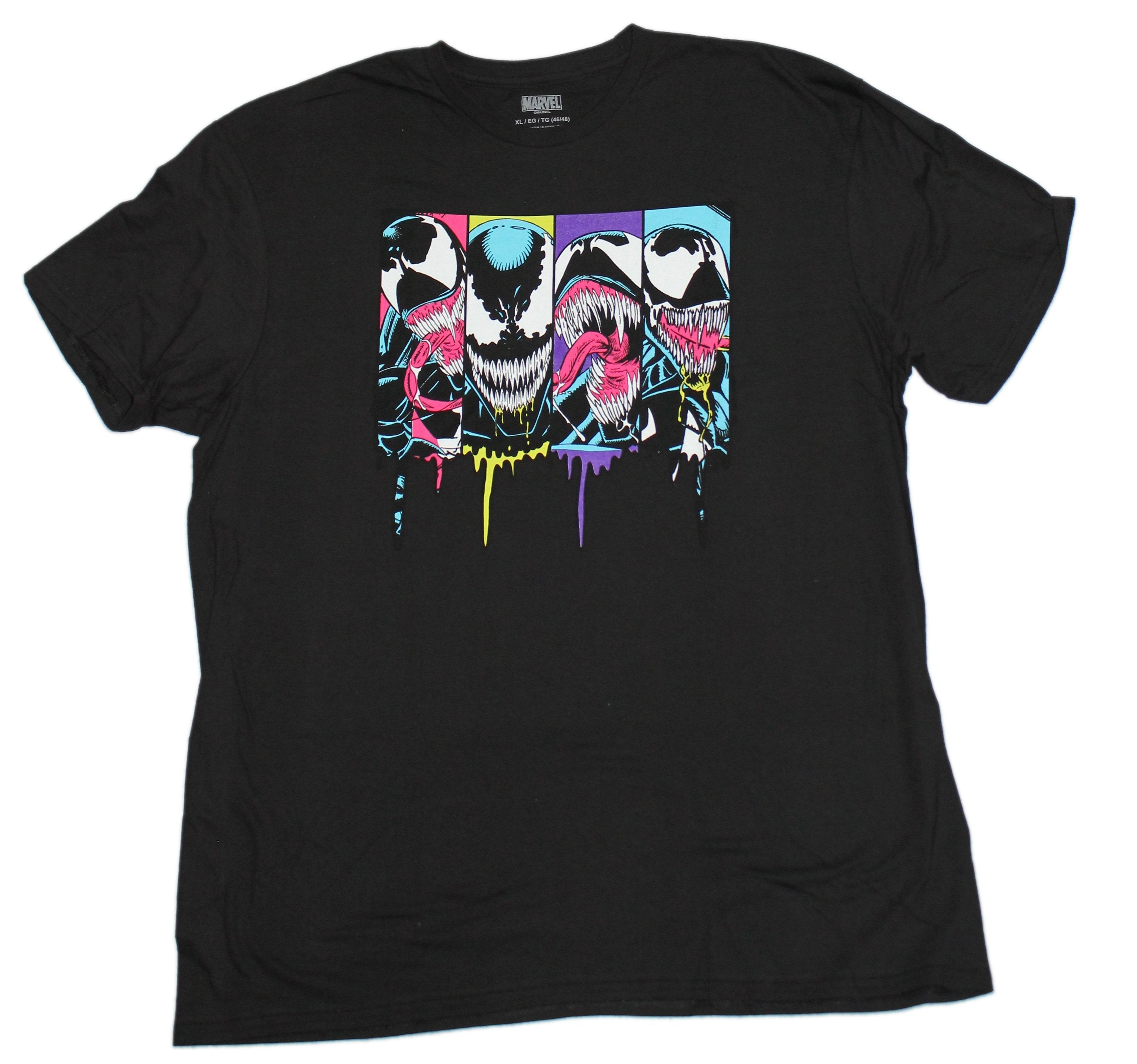 Venom Mens T-Shirt - Four Colorful Rectangle Images Hoodie, Sweatshirt | CiraTrend.com