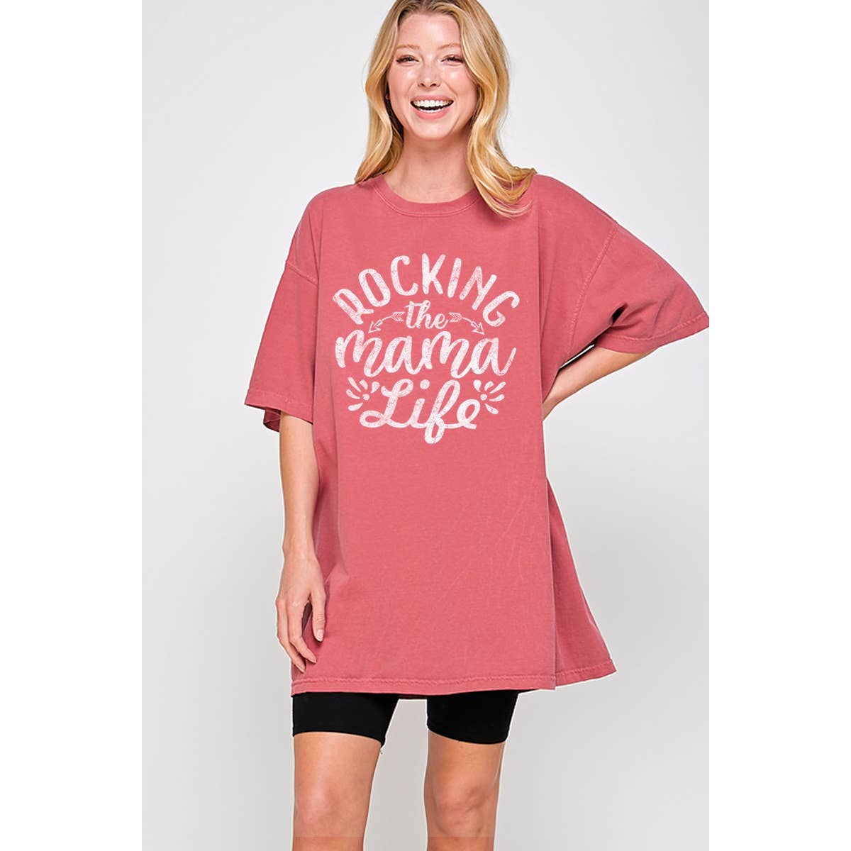 Rocking the Mama Life Vintage  Graphic Tee