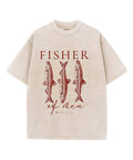 Fisher Unisex Washed Christian T-shirt Hoodie, Sweatshirt | CiraTrend.com (Image 1)